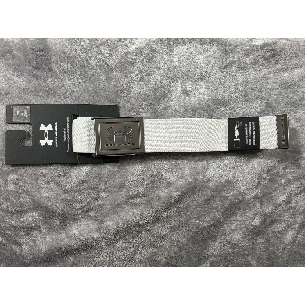 NWT‎ Under Armour Men's Drive Stretch Webbing Belt OSFM White NEW
